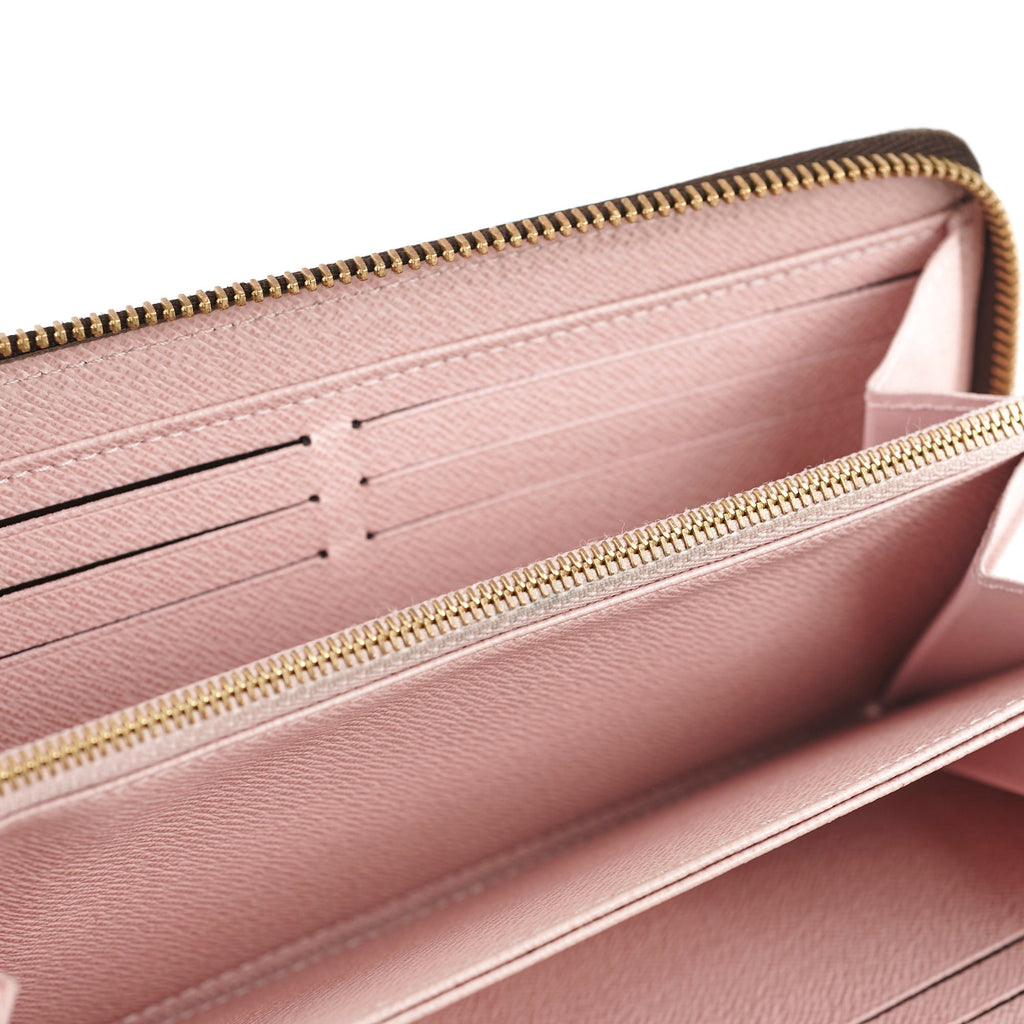 Louis Vuitton Classic Monogram Zippy Wallet Rose Ballerine
