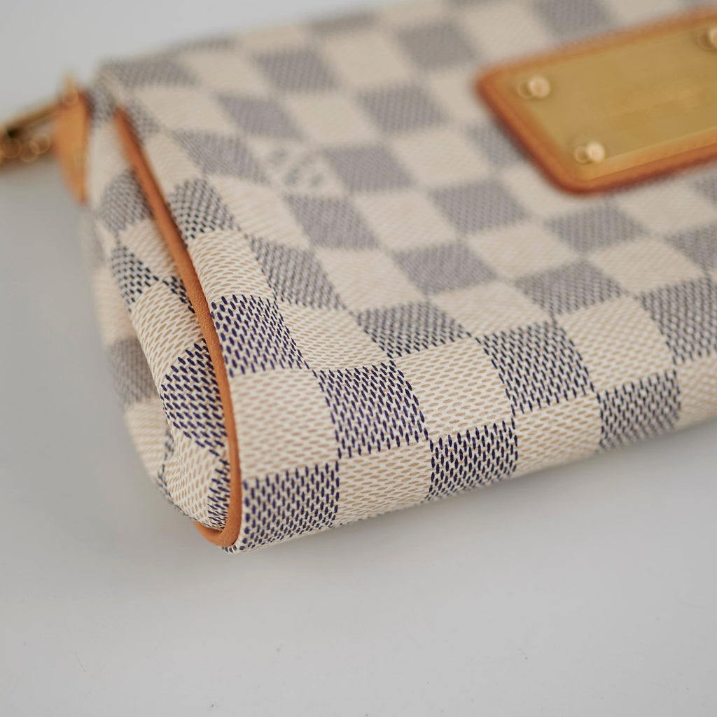 Louis Vuitton Eva Clutch Damier Azur