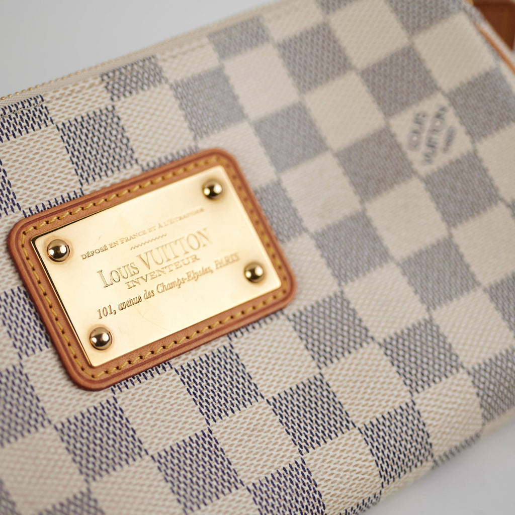 Louis Vuitton Eva Clutch Damier Azur