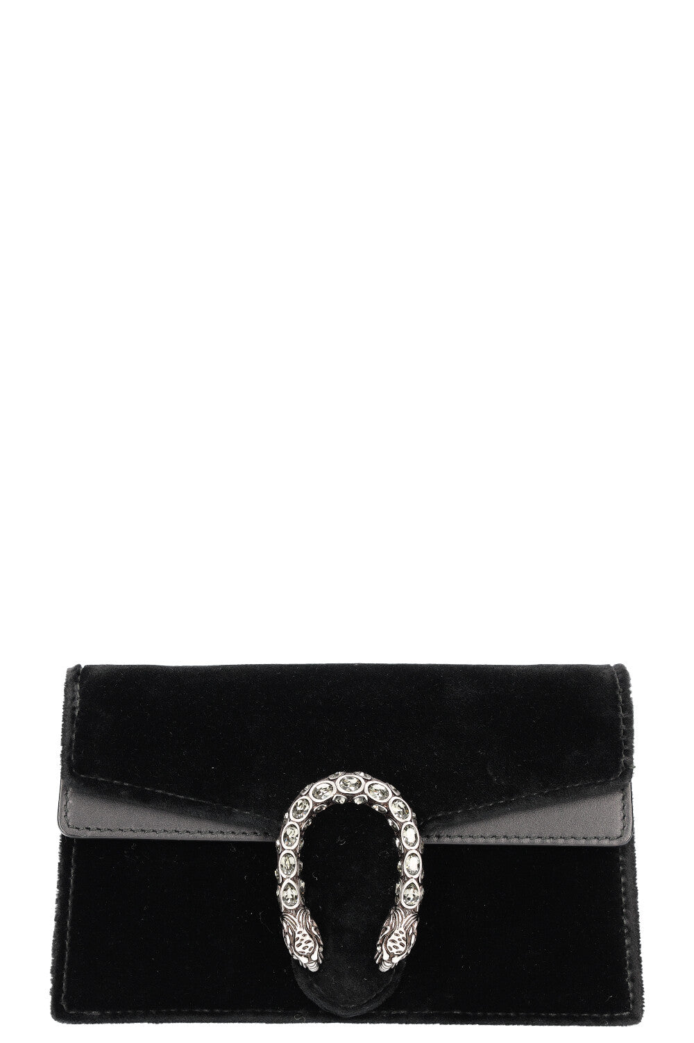 GUCCI Super Mini Dionysus Velvet Black