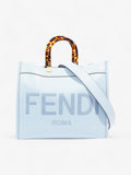 Fendi Sunshine Baby Blue Leather Large