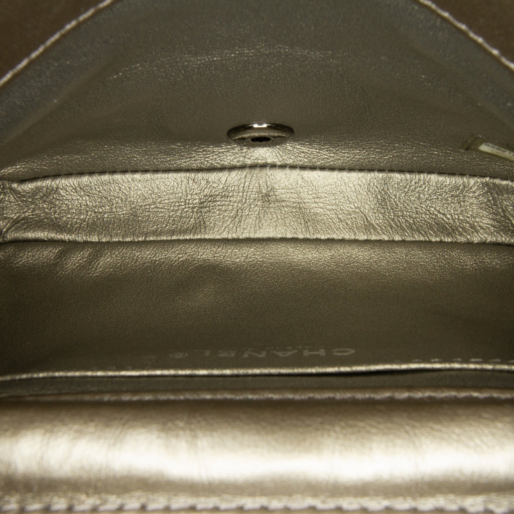 Chanel Small Chevron Data Center Envelope Flap Bag