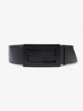 Fendi FF Belt Black Leather 75cm 30"