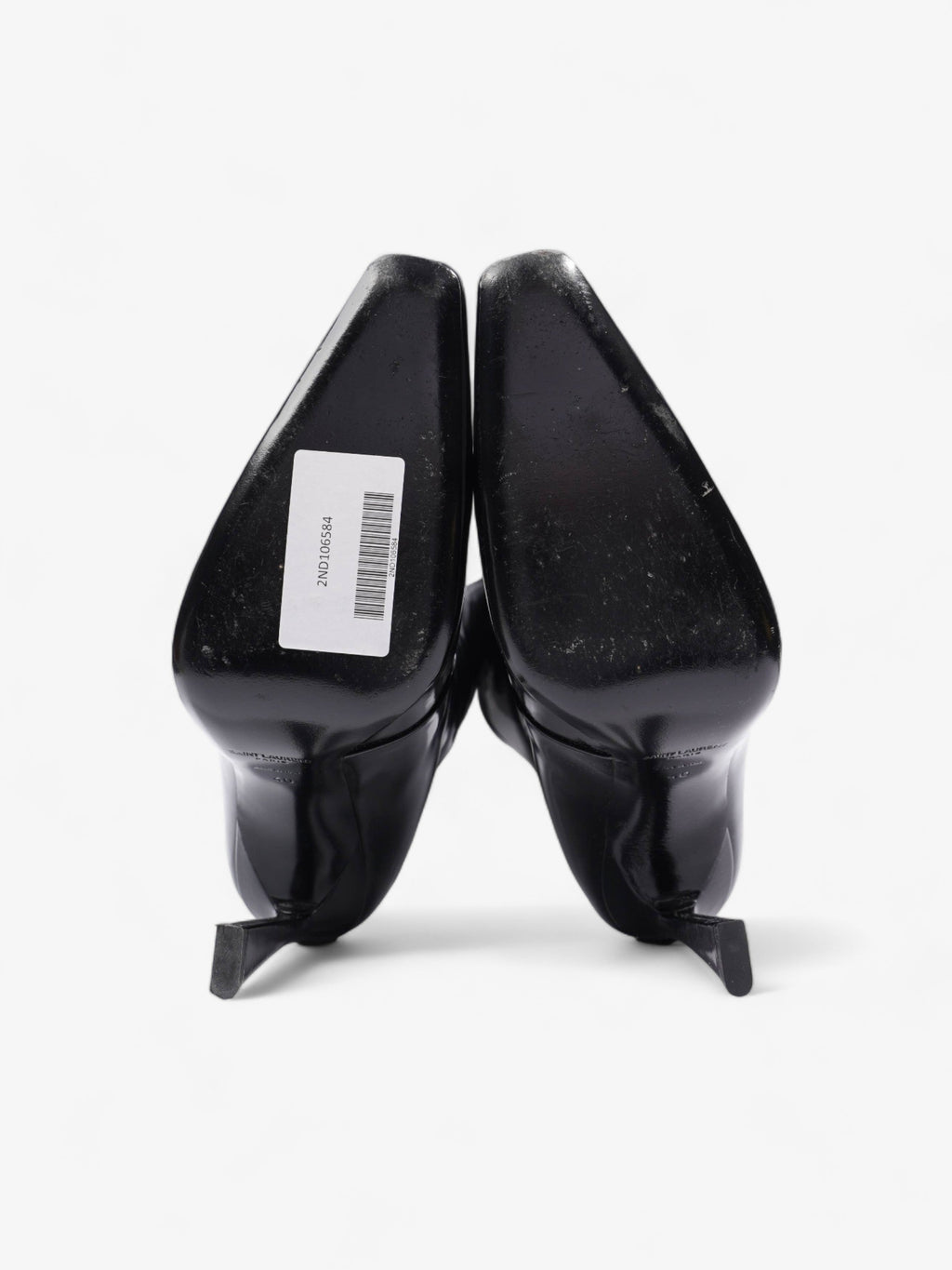 Saint Laurent Tess Boot 110 Black Patent Leather EU 40 UK 7