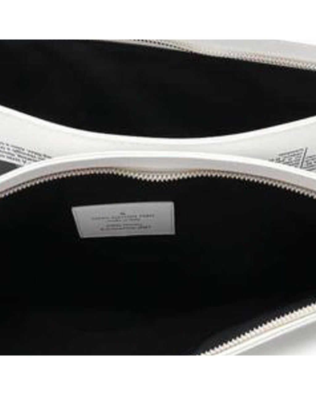 Printed Calf Leather Newspaper Pouch with Detachable Wrist Strap