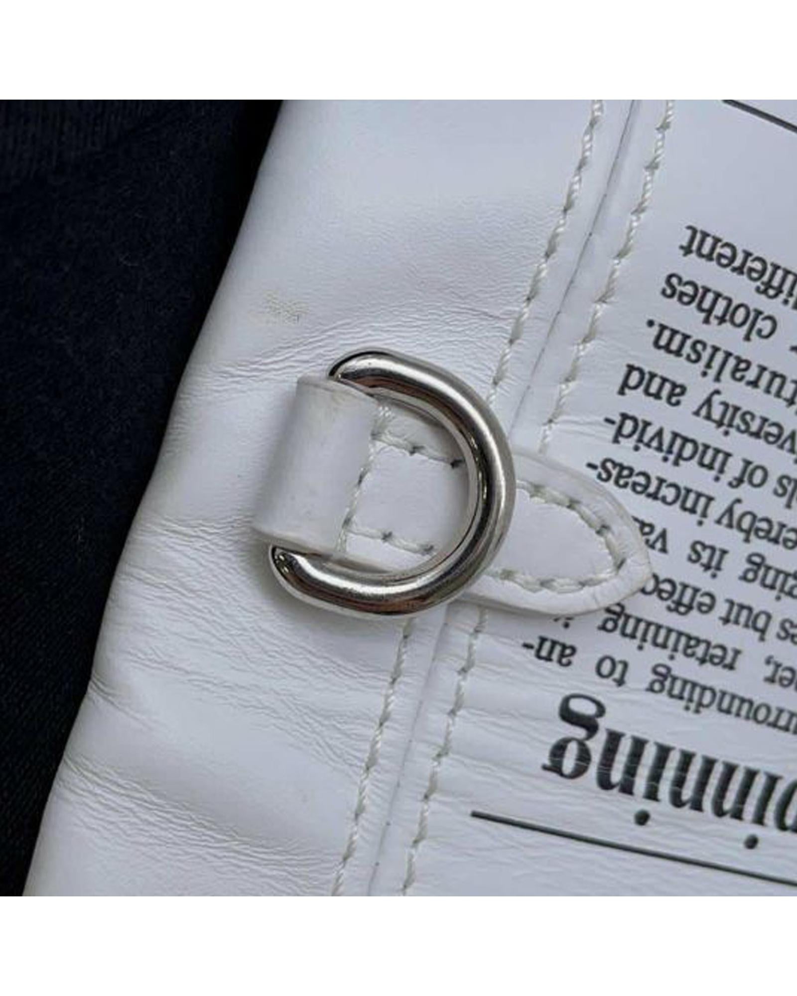 Printed Calf Leather Newspaper Pouch with Detachable Wrist Strap