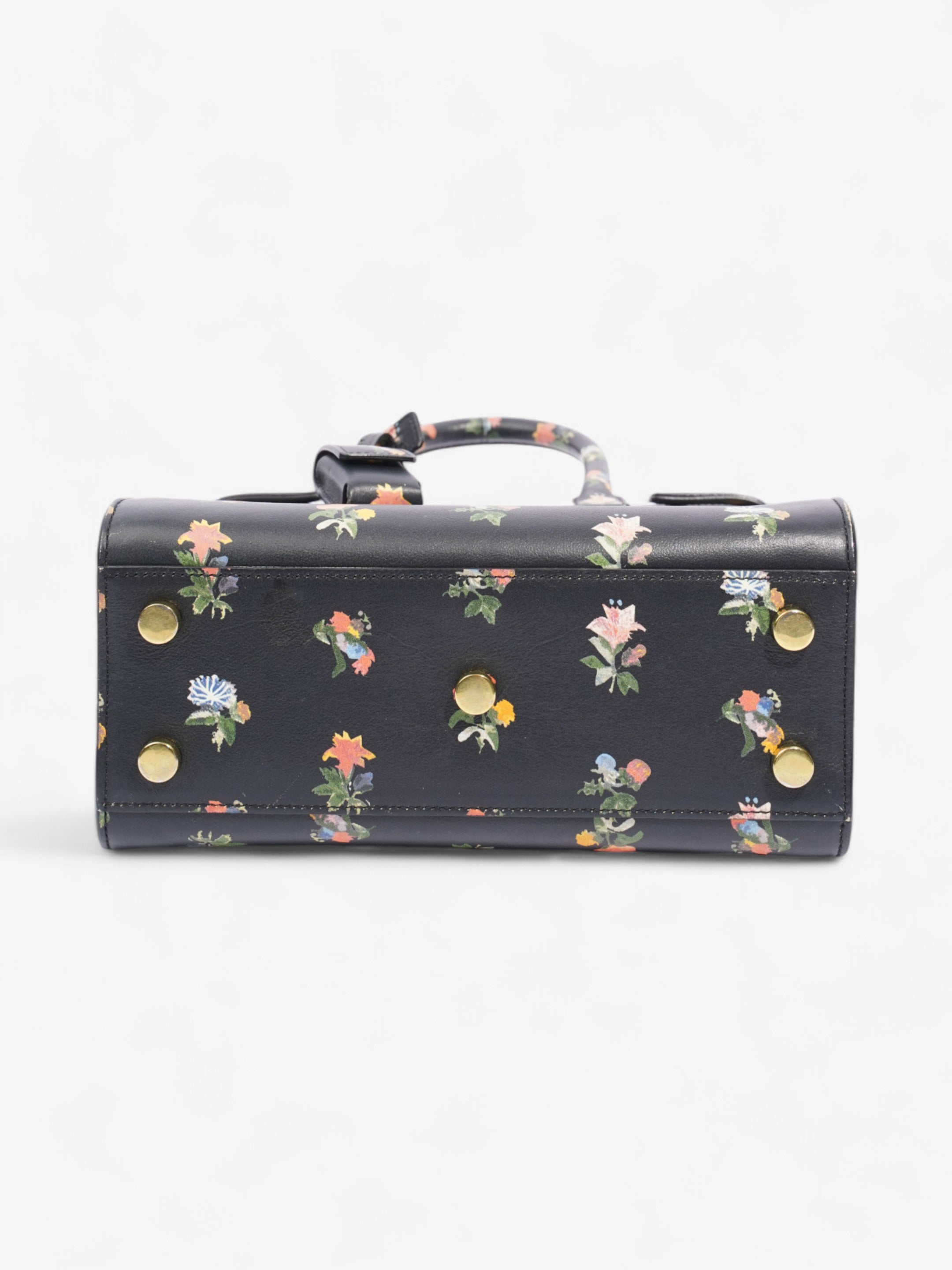 Saint Laurent Sac De Jour Black / Floral Leather Nano