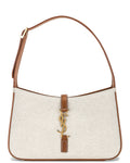 Saint Laurent Women Le 5 ÃƒÆ’Ã¢â€šÂ¬ 7 Leather & Cotton Hobo Bag