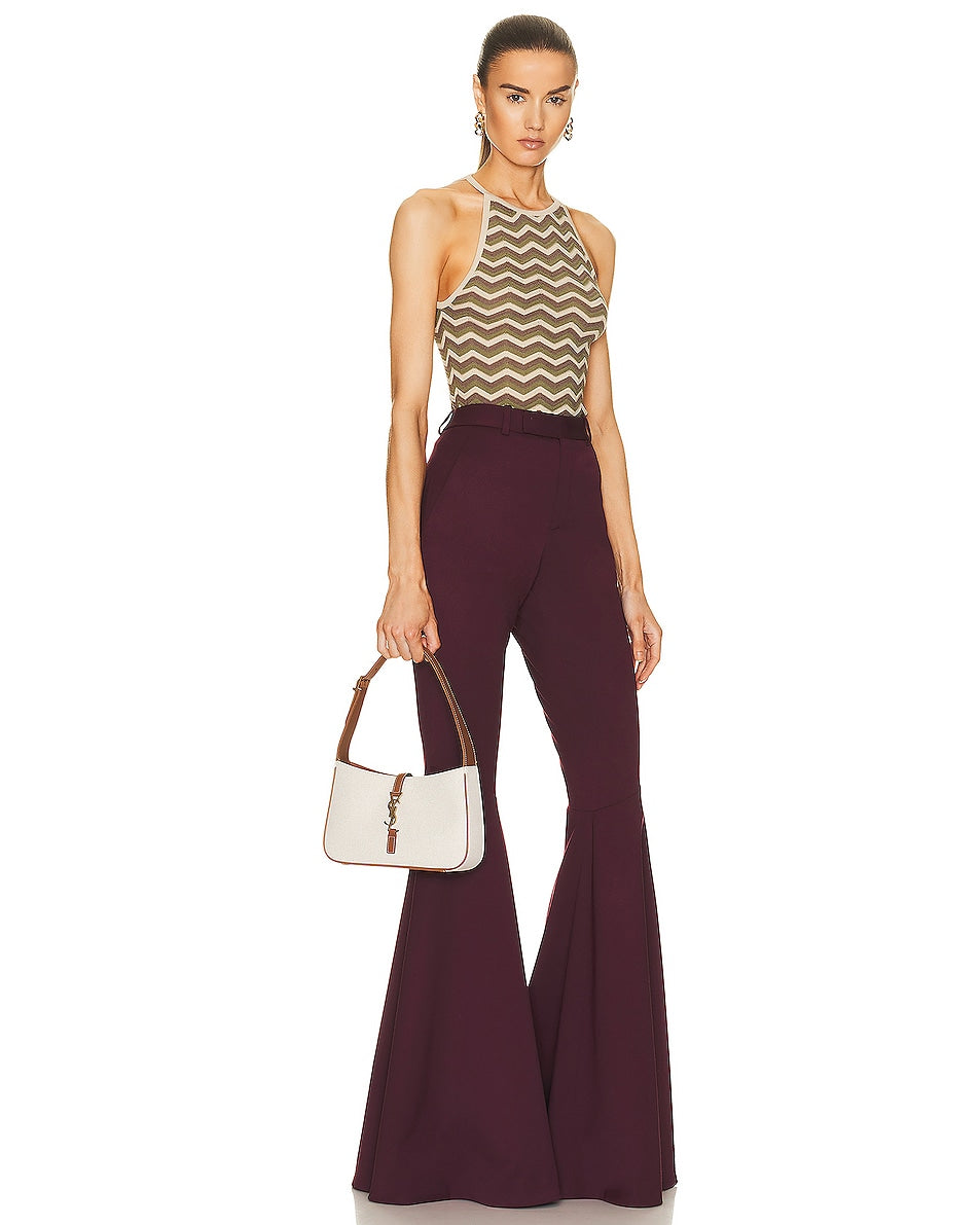 Saint Laurent Women Le 5 ÃƒÆ’Ã¢â€šÂ¬ 7 Leather & Cotton Hobo Bag