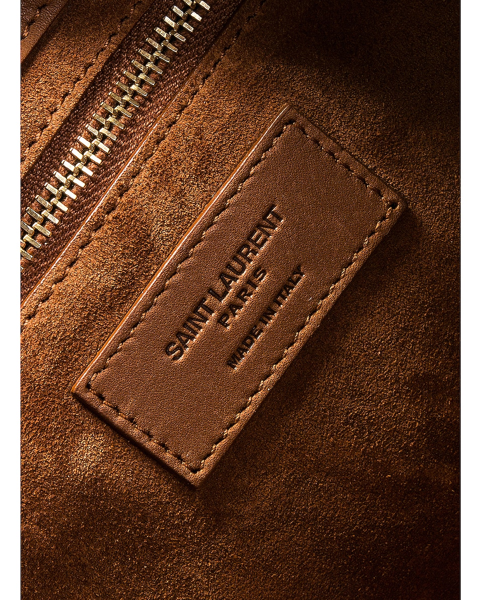 Saint Laurent Women Le 5 ÃƒÆ’Ã¢â€šÂ¬ 7 Leather & Cotton Hobo Bag