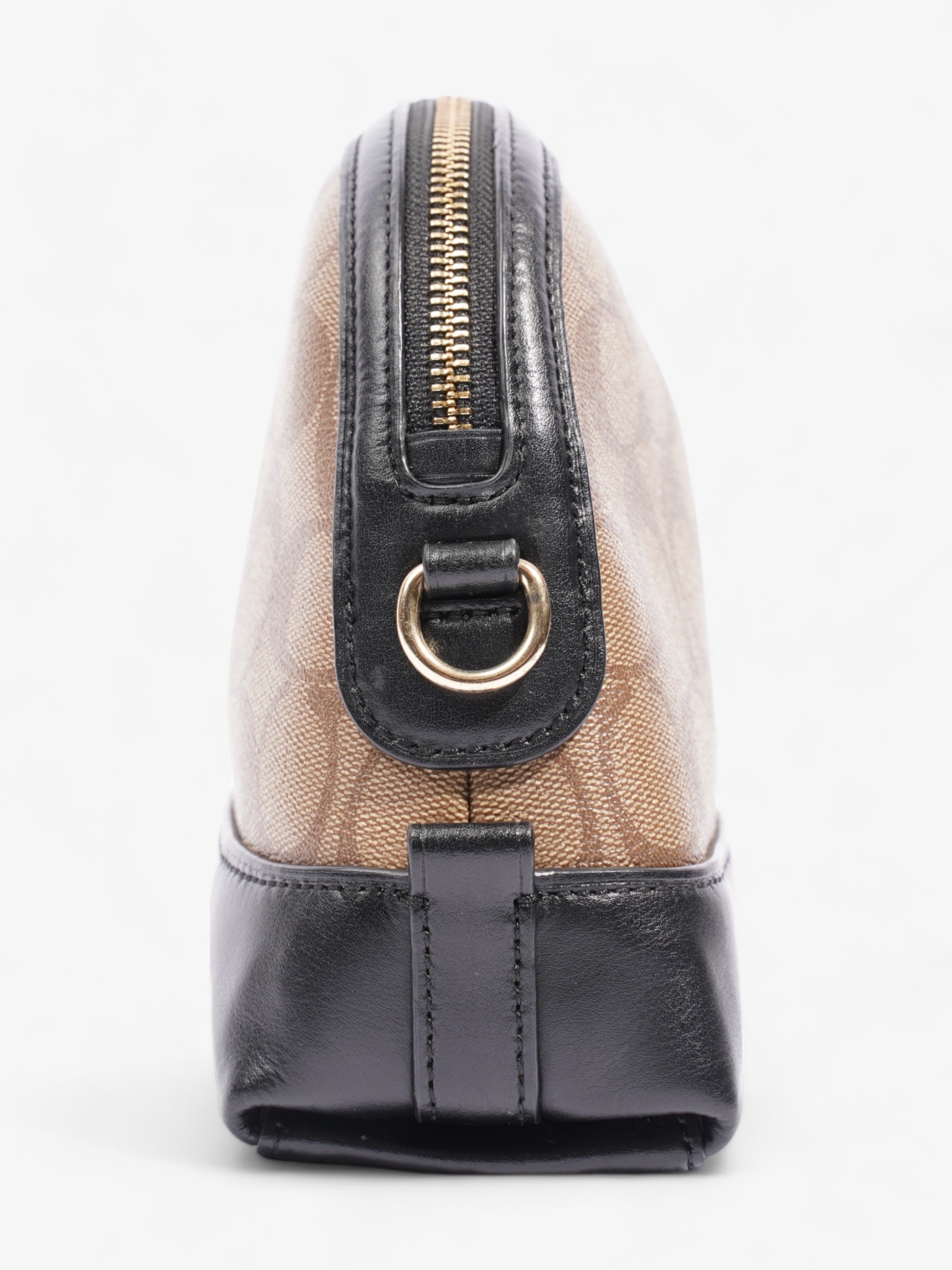 Coach Signature Dome Black / Brown Canvas