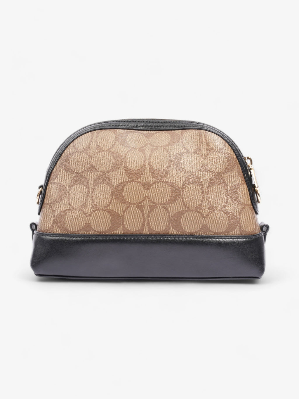 Coach Signature Dome Black / Brown Canvas