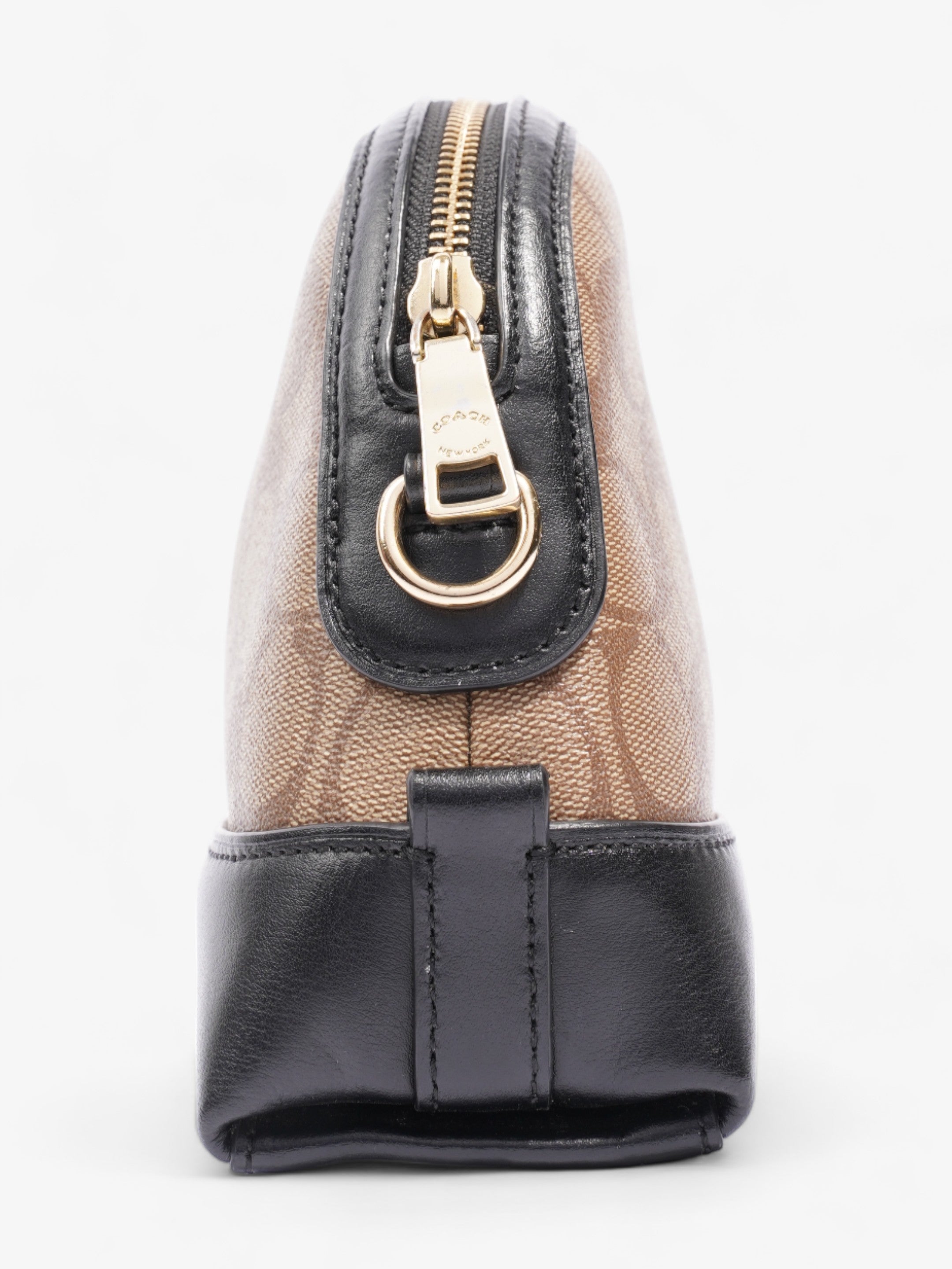 Coach Signature Dome Black / Brown Canvas