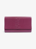 Saint Laurent Belle de Jour Purple Leather