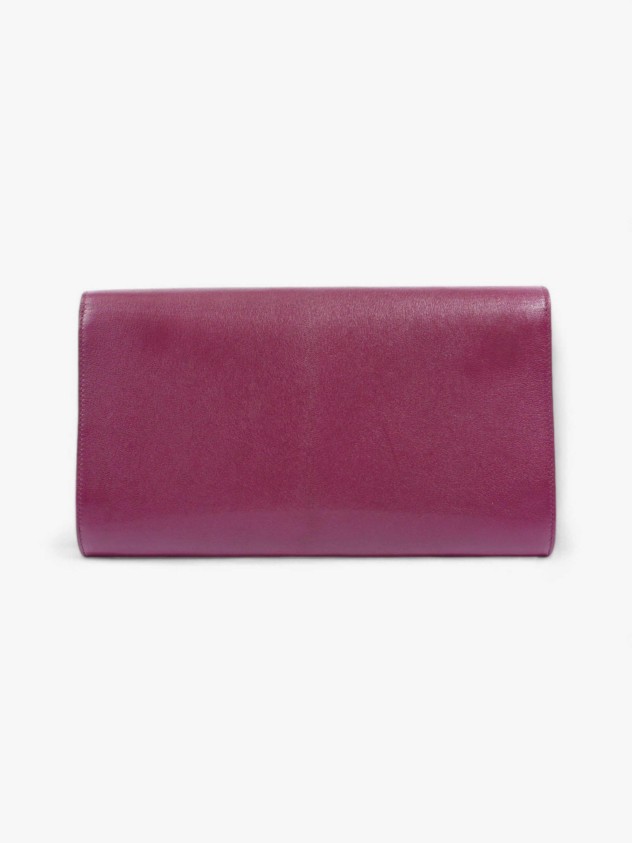 Saint Laurent Belle de Jour Purple Leather