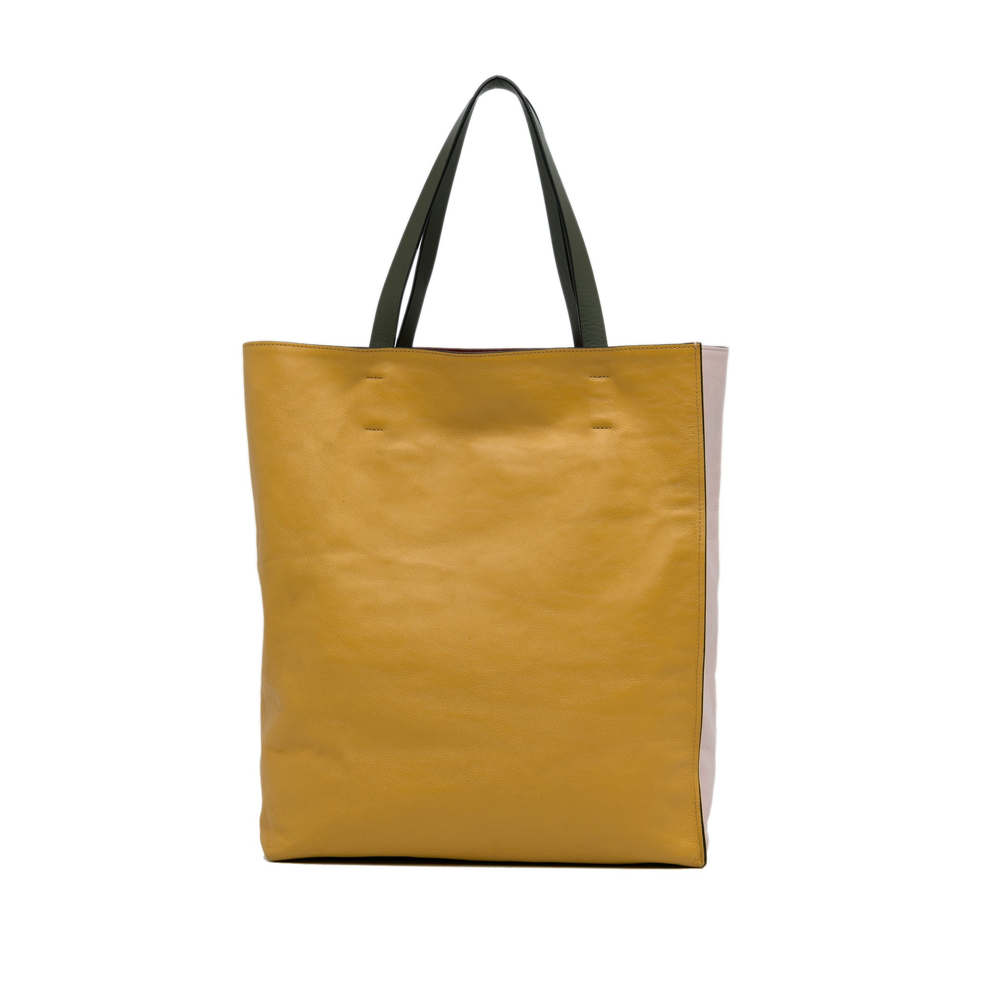 Pink Marni Museo Leather Tote