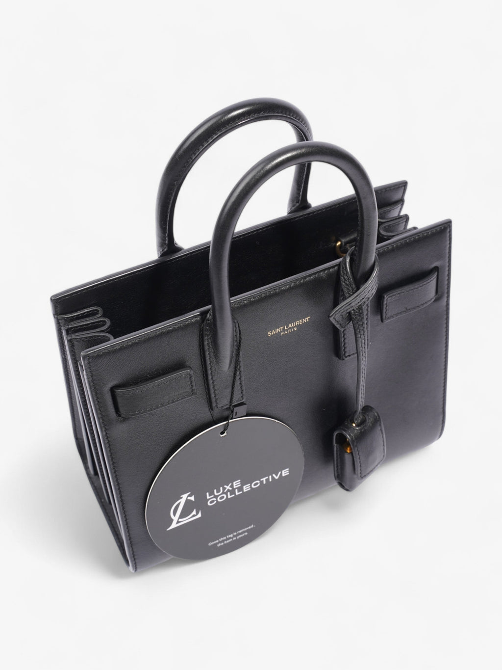 Saint Laurent Sac De Jour Black Leather Nano
