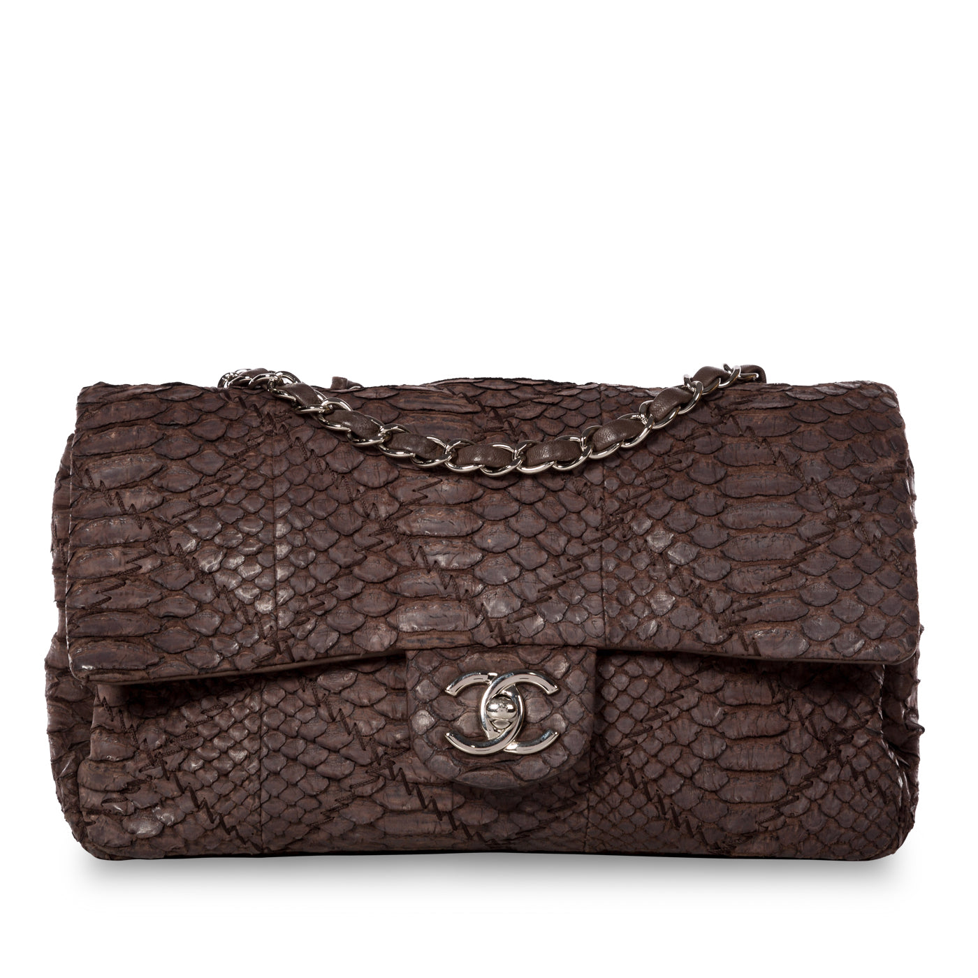 Chanel Classic Flap Bag - Python