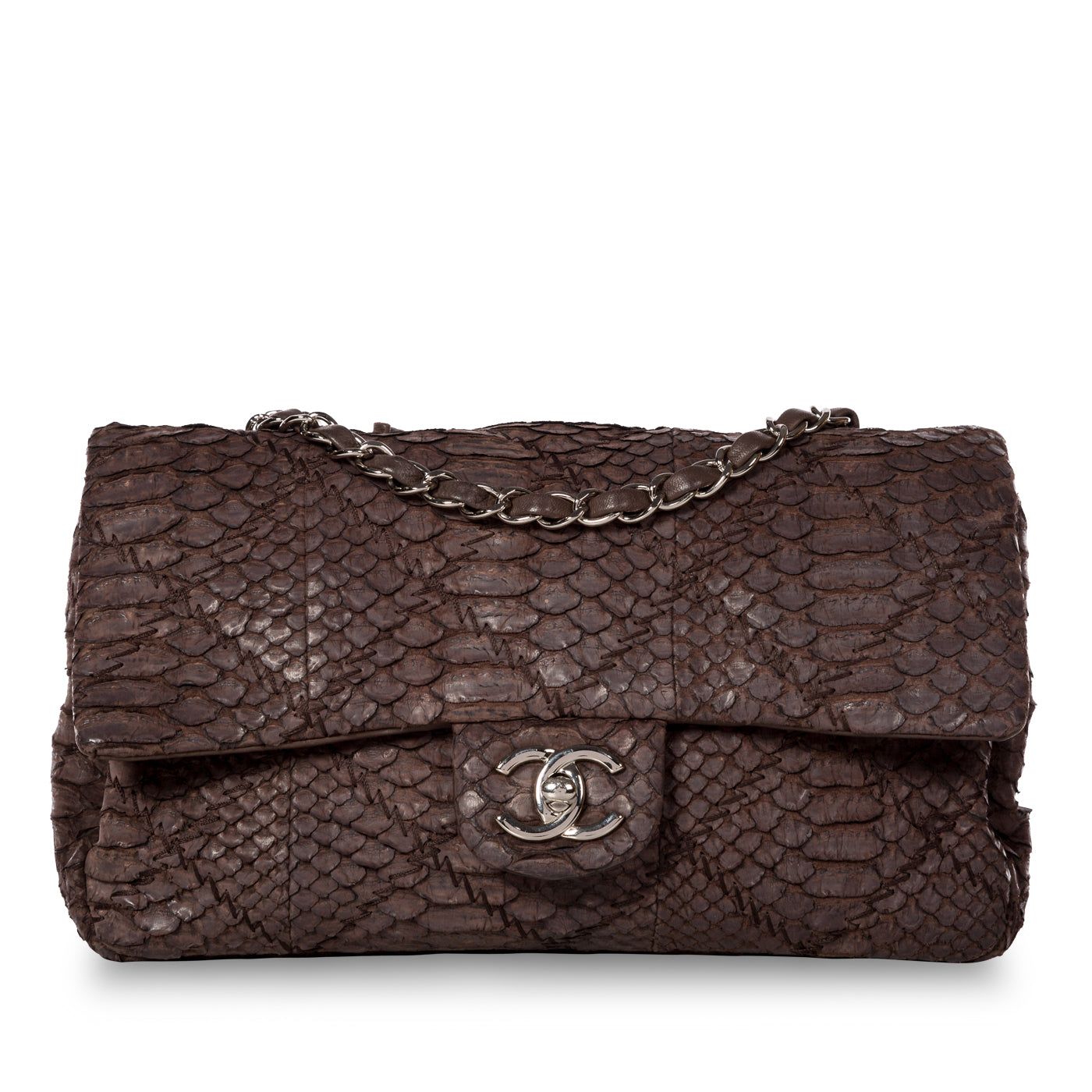 Chanel Classic Flap Bag - Python