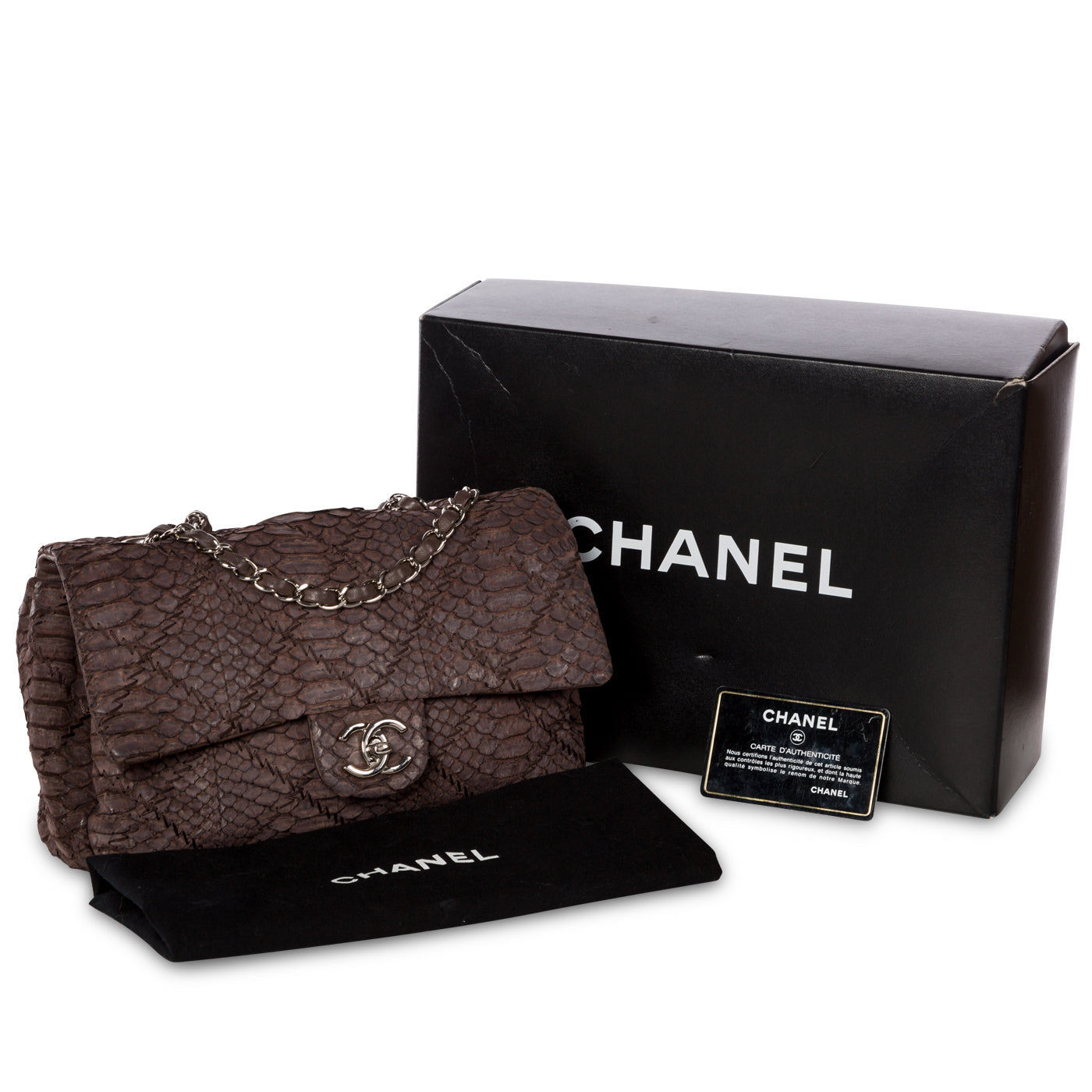 Chanel Classic Flap Bag - Python