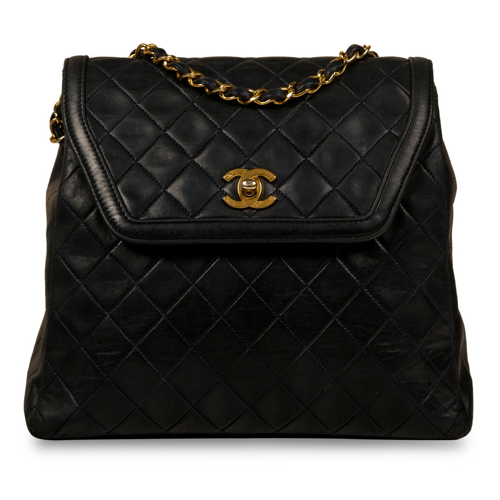 Vintage Lambskin Shoulder Bag