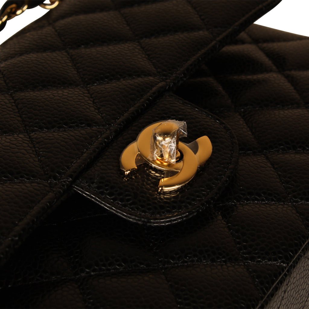 Black Classic Flap Bag - Small