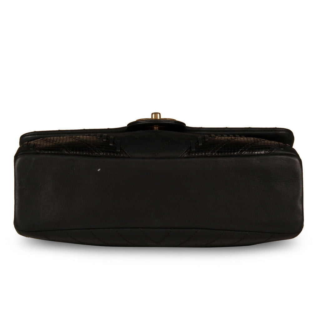Chanel Mixed Leather and Python Flap Bag