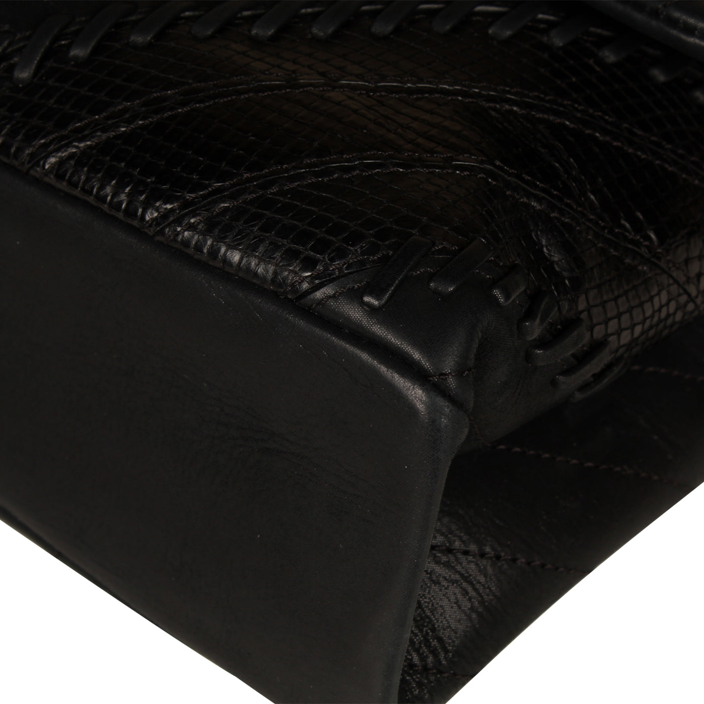 Chanel Mixed Leather and Python Flap Bag