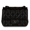 Chanel Classic Flap Bag - Mini Square So Black