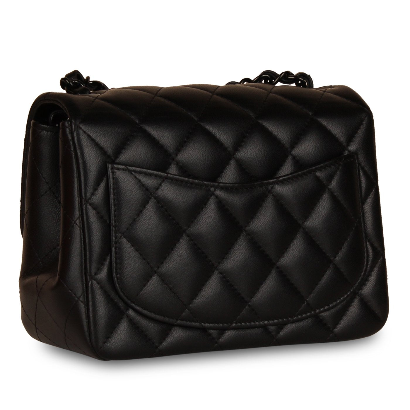 Chanel Classic Flap Bag - Mini Square So Black