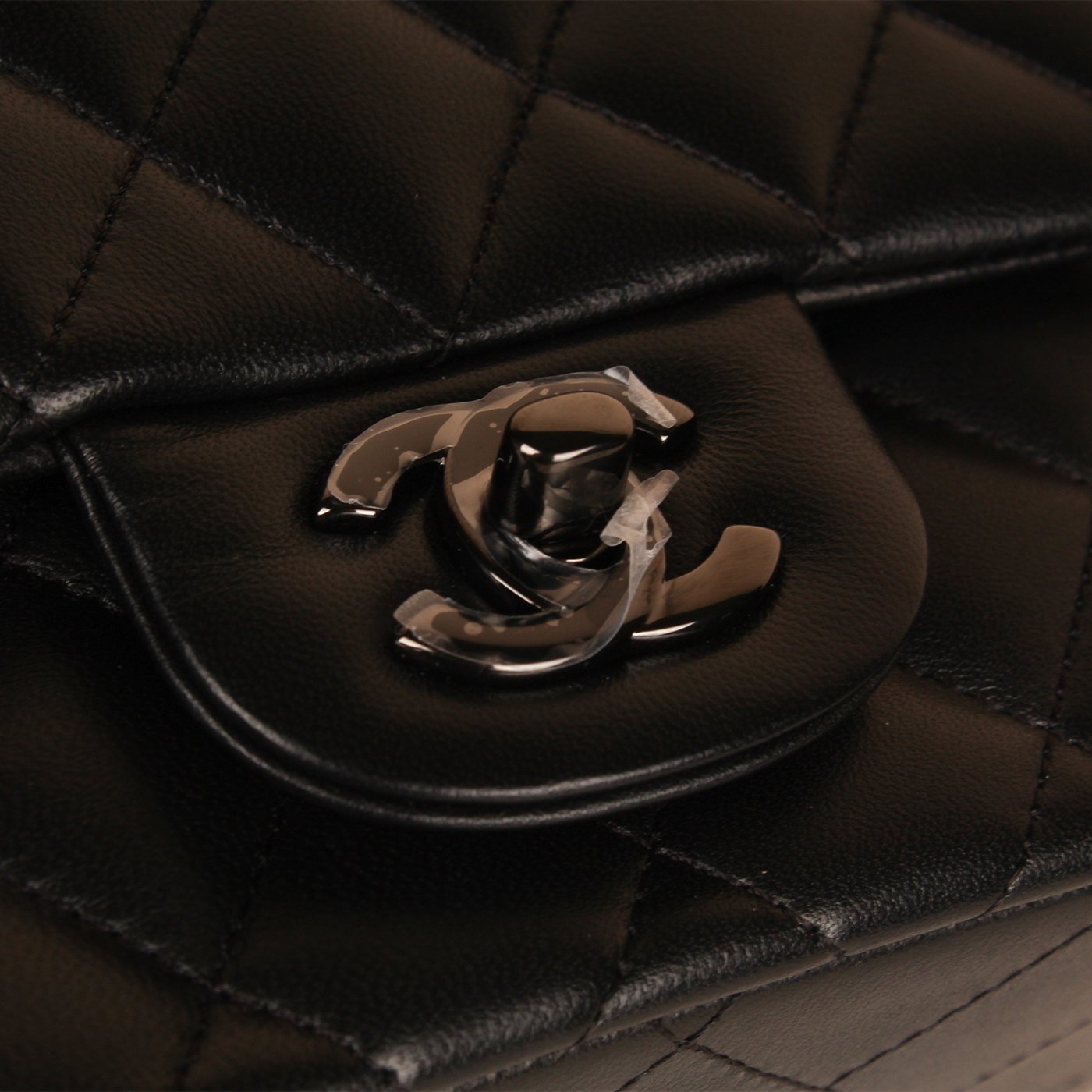 Chanel Classic Flap Bag - Mini Square So Black