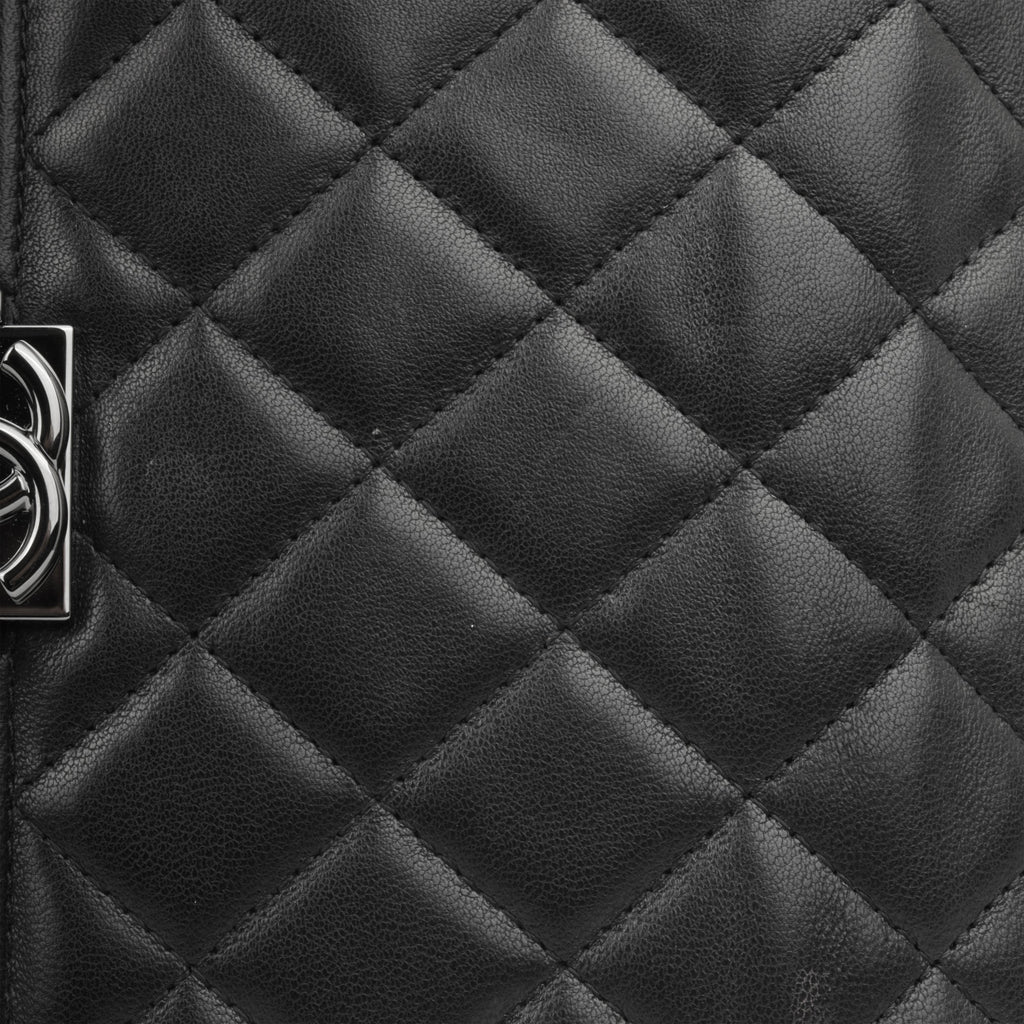 Boy WOC - Black Lambskin