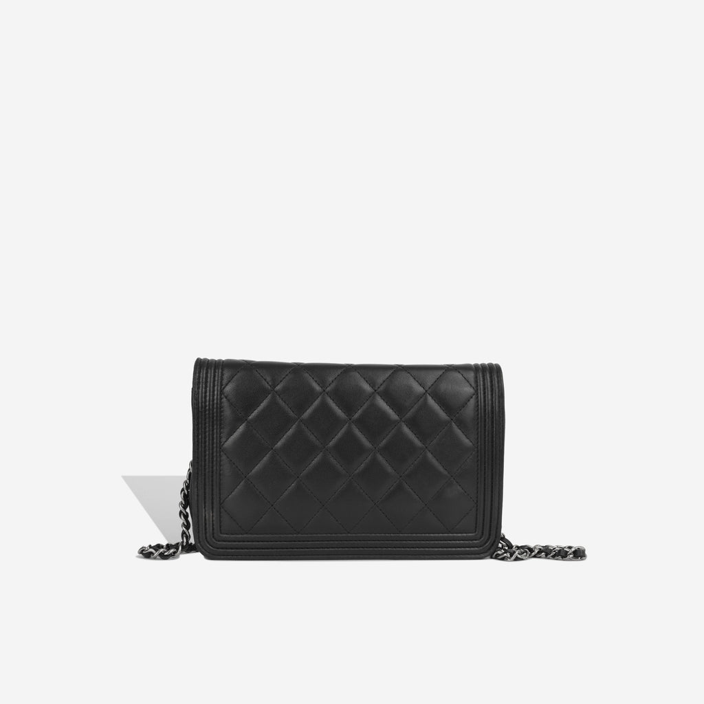 Boy WOC - Black Lambskin