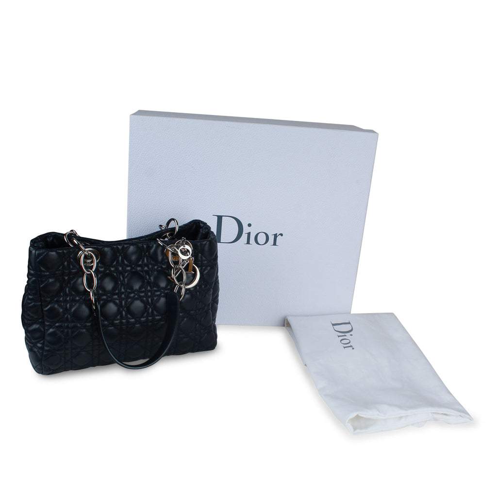 Lady Dior Tote - Navy