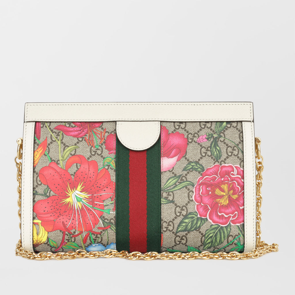 Floral Ophidia Shoulder Bag