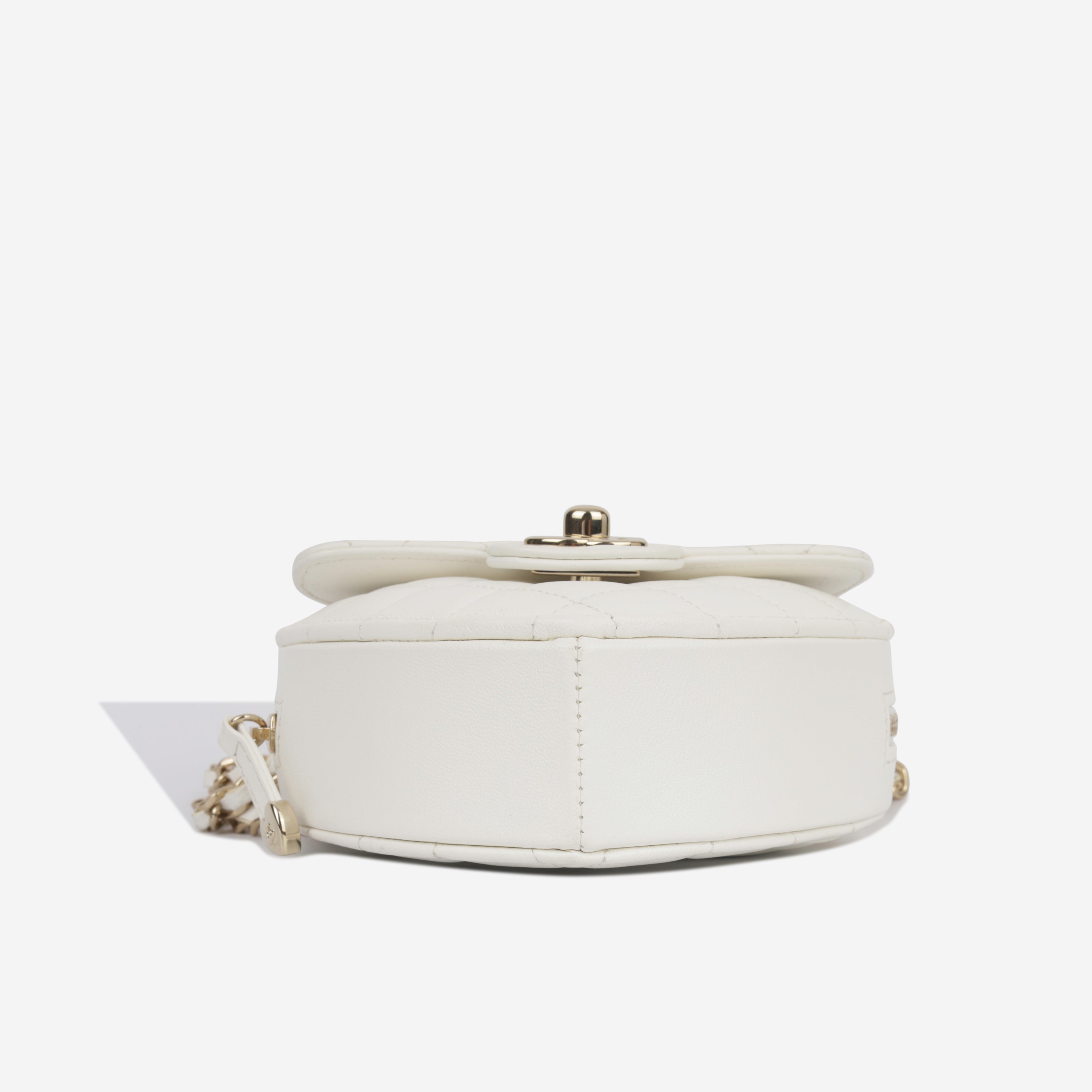 Small Heart Bag - White