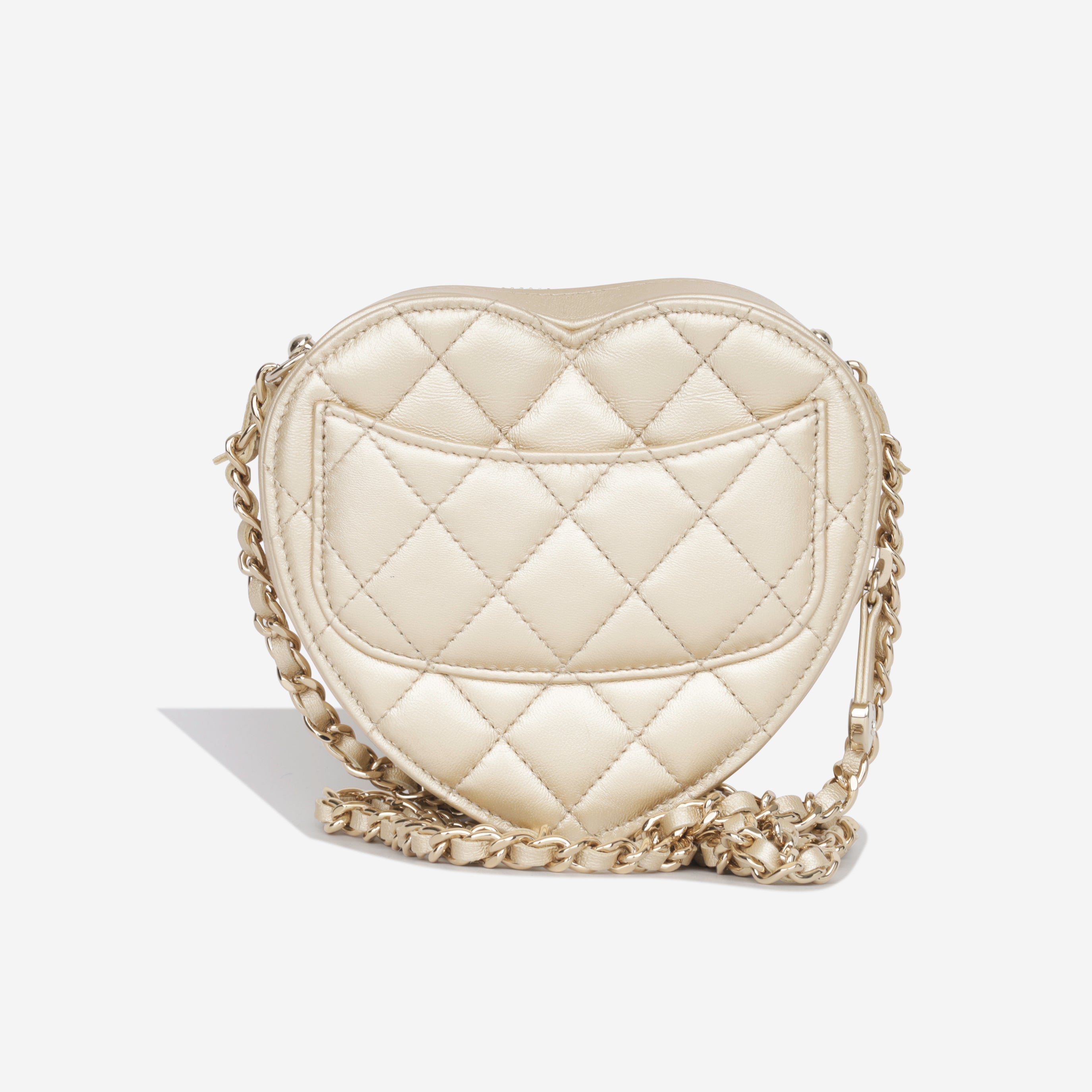 Small Heart Bag - Champagne