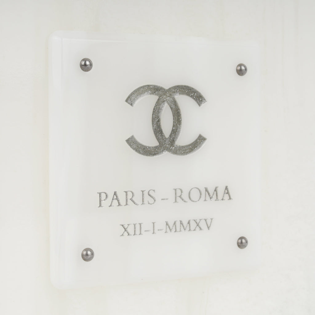 Chanel Plexiglass Paris-Rome Minaudiere