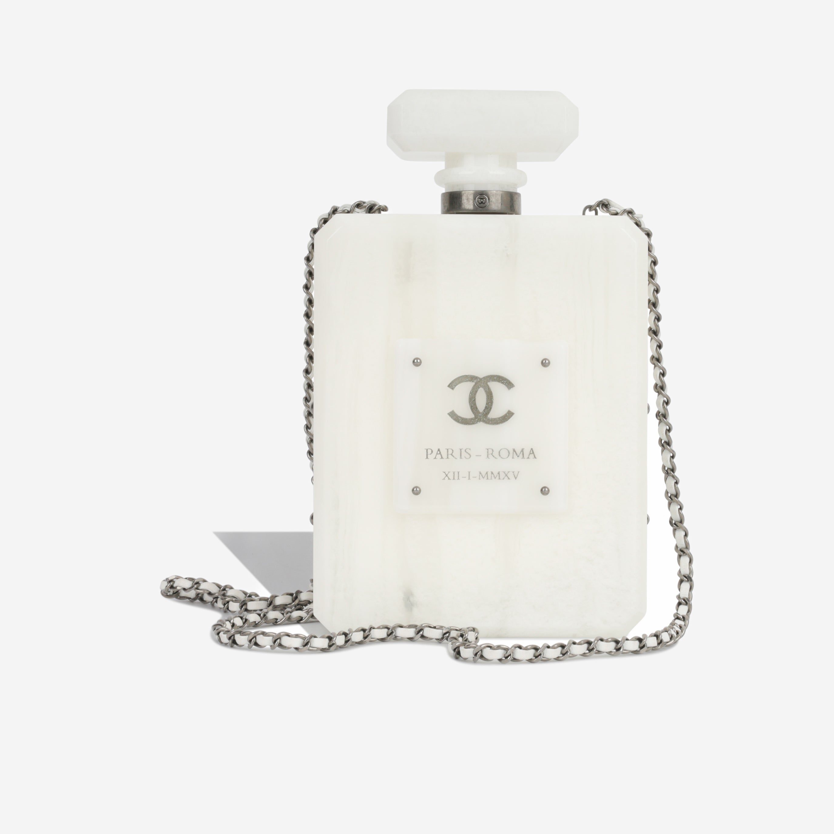 Chanel Plexiglass Paris-Rome Minaudiere