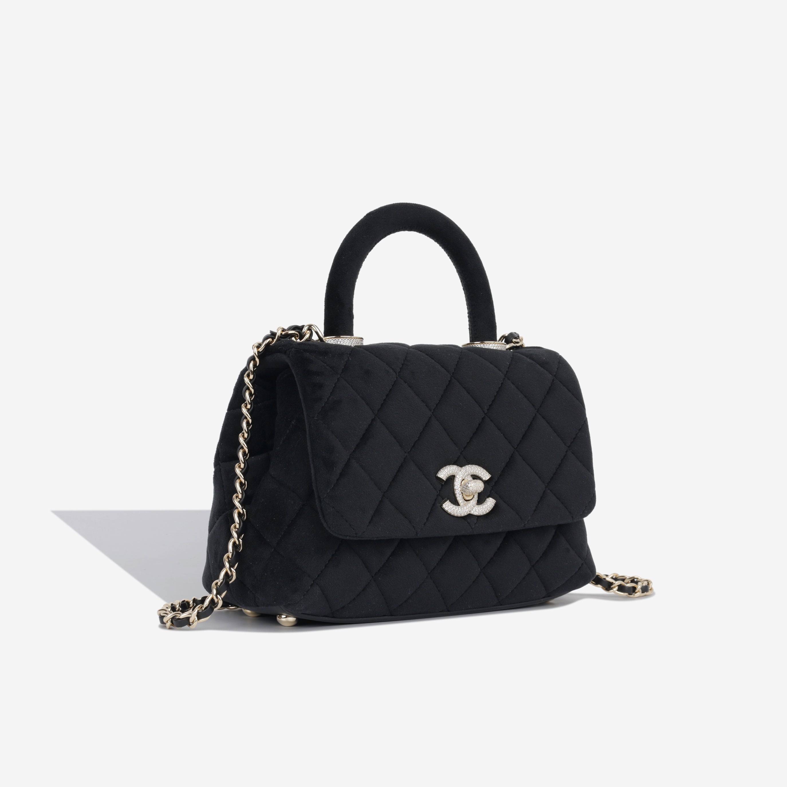 Mini Coco Handle - Velvet