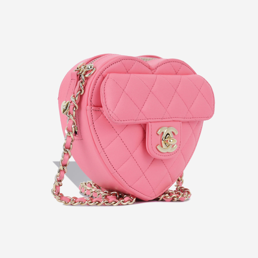Small Heart Bag - Pink