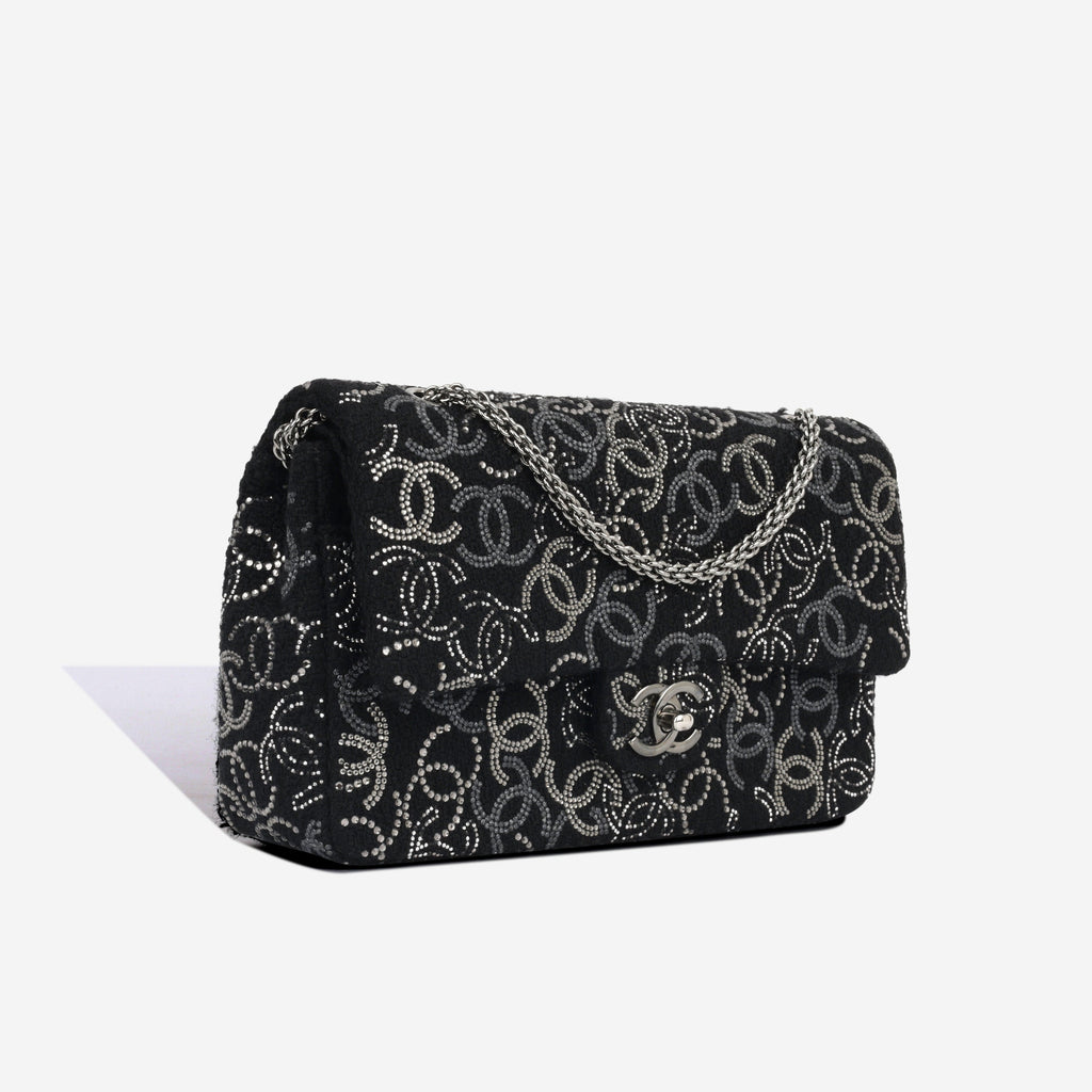 Strass Crystal Medium Flap Bag