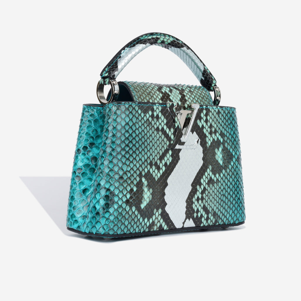 Louis Vuitton Capucines BB - Blue Python