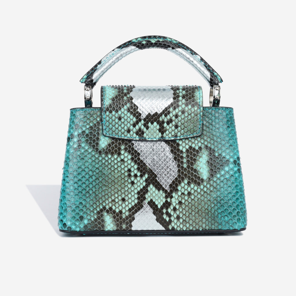 Louis Vuitton Capucines BB - Blue Python