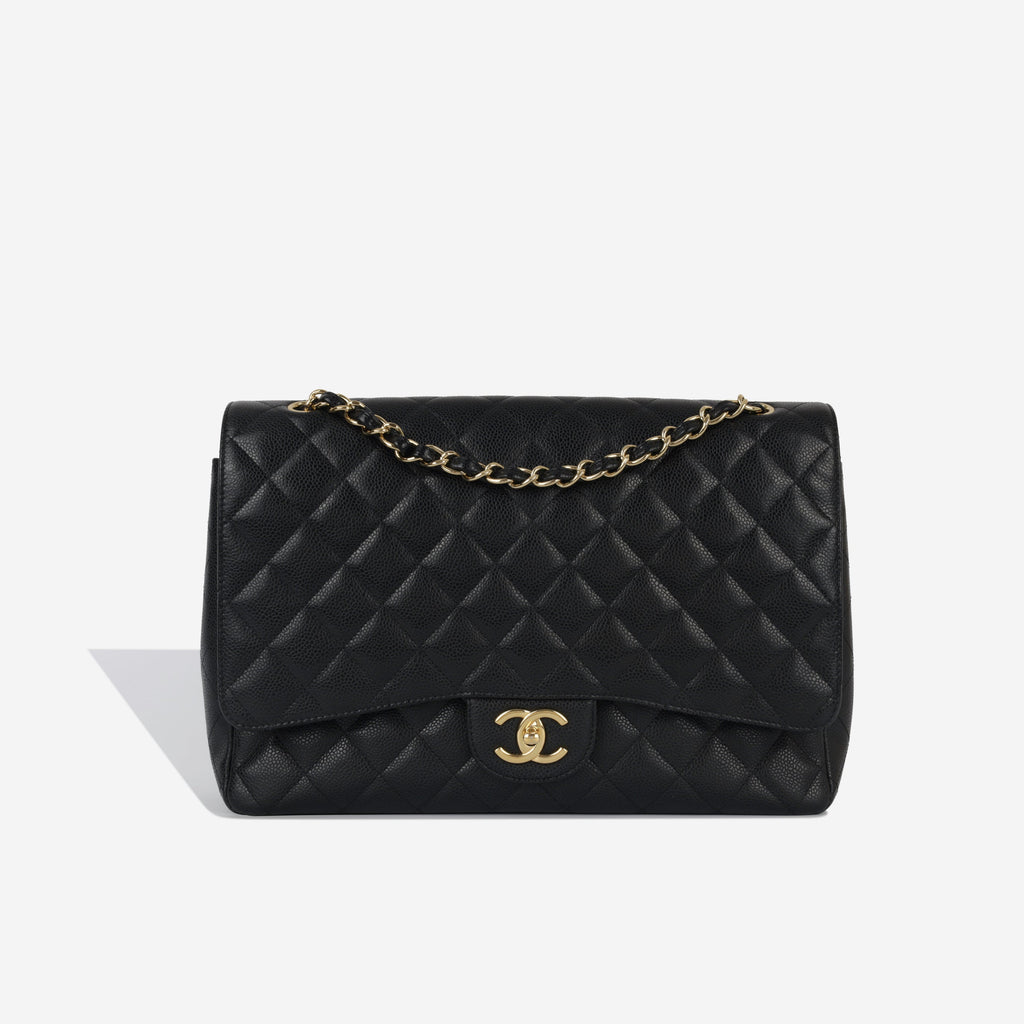 Maxi Classic Flap - Black Caviar