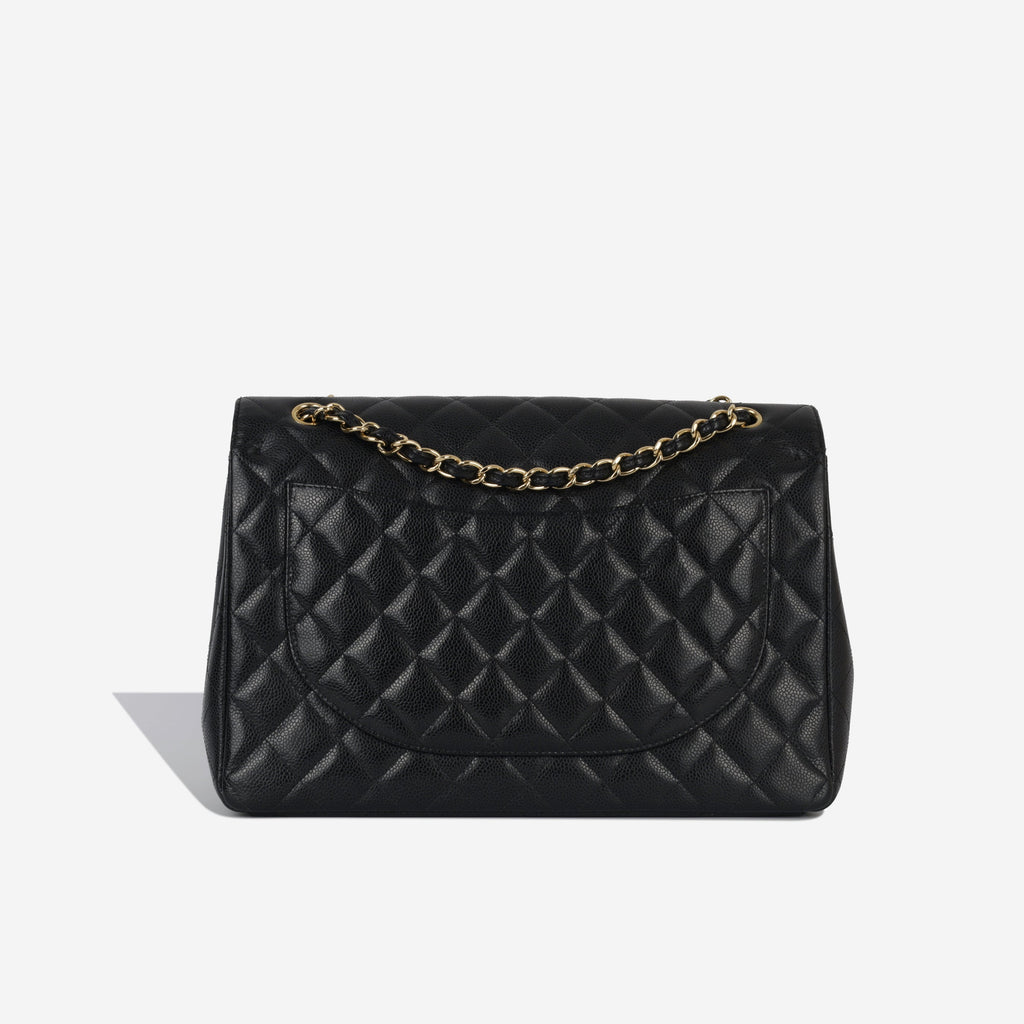 Maxi Classic Flap - Black Caviar