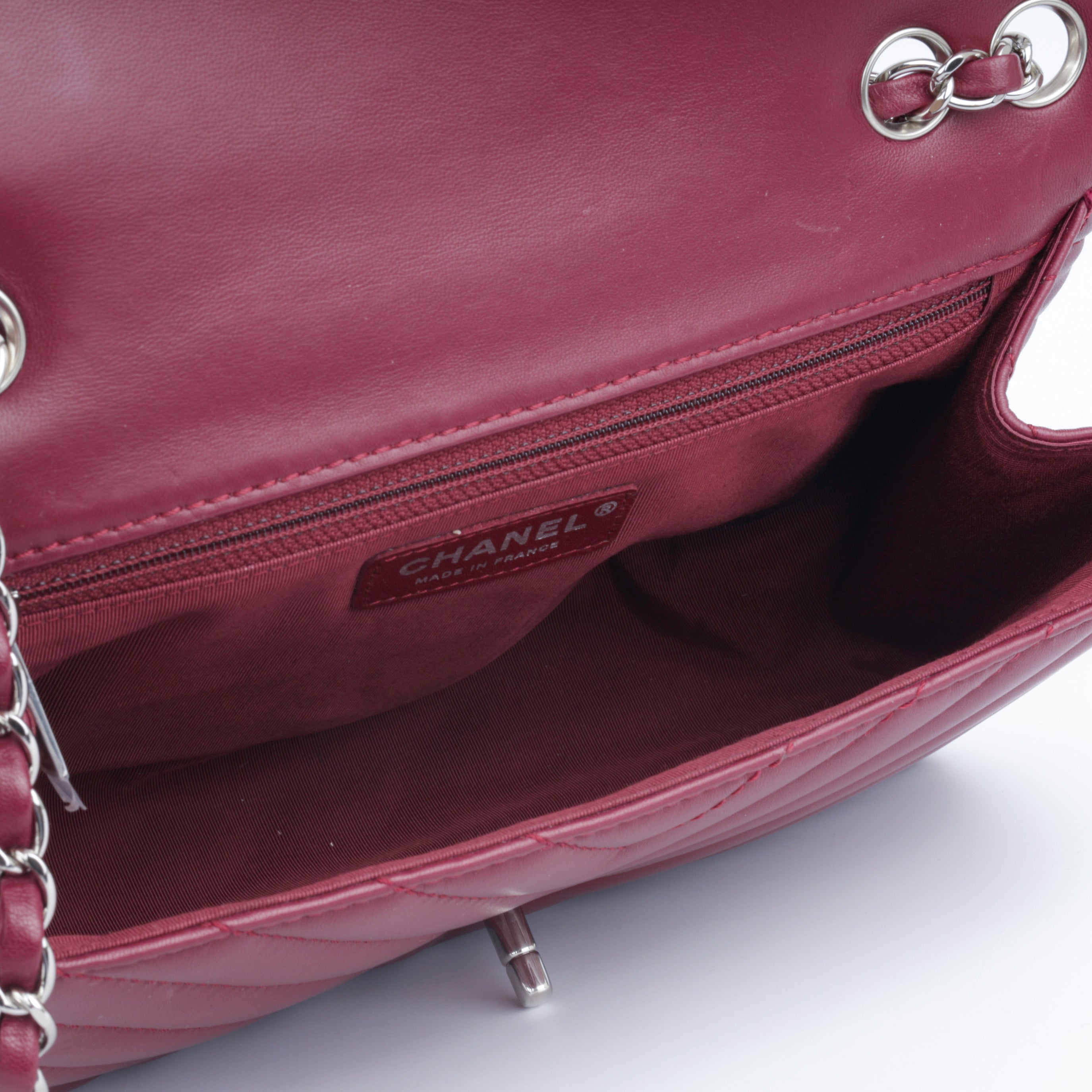 Chevron Statement Flap Bag