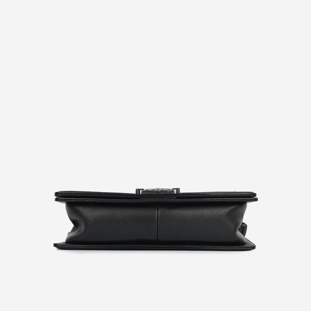 Chanel Boy Bag - Old Medium Black Lambskin