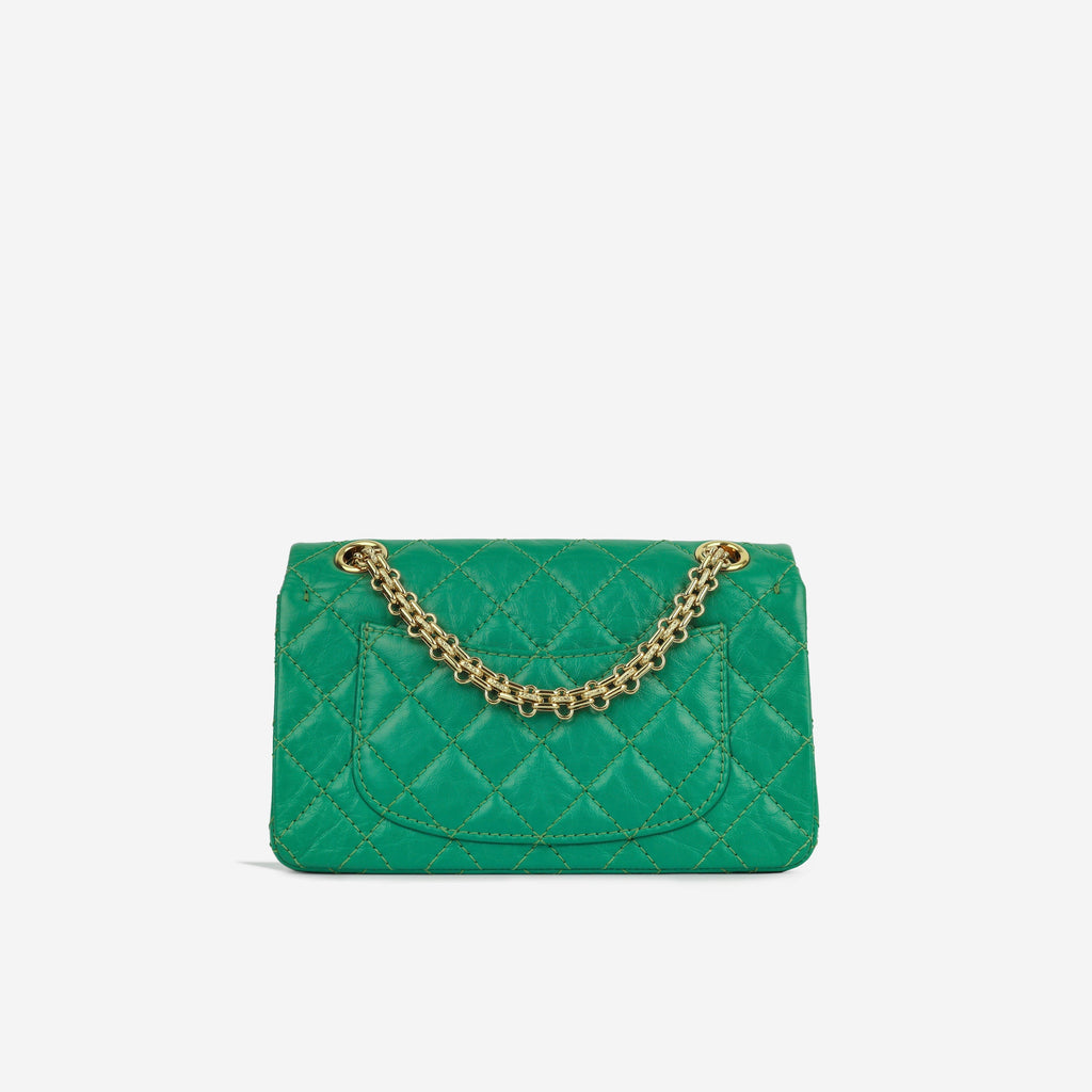 Chanel Mini Reissue 2.55 Handbag - Jade Green Calfskin