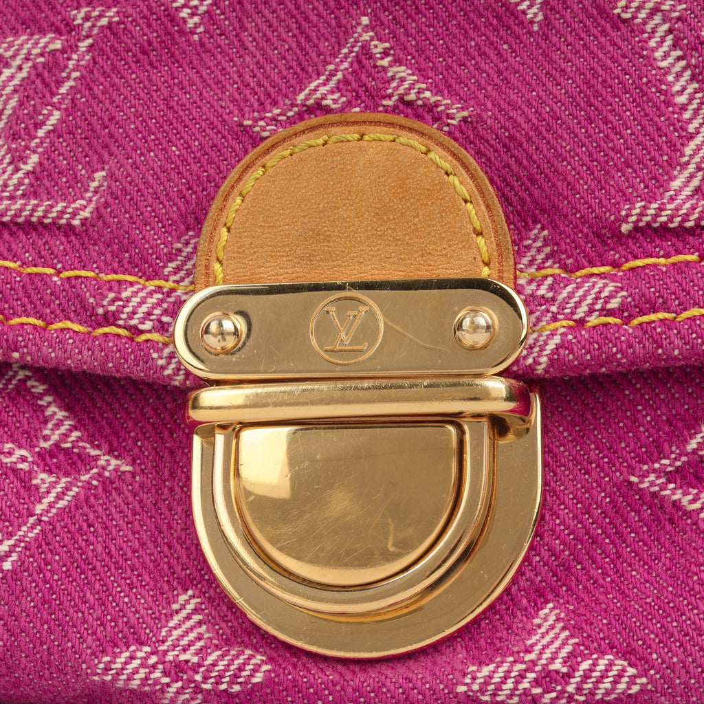 Louis Vuitton Mini Pleaty - Pink Denim